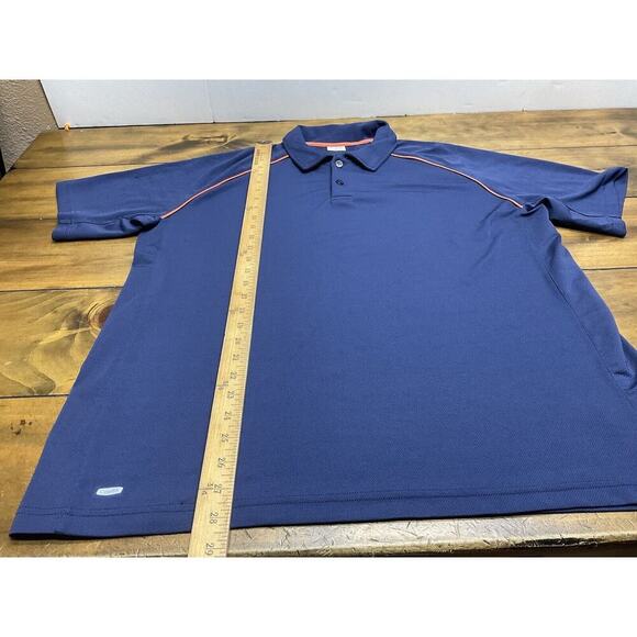 Alo Coolfit Men’s Casual Athletic Blue Performance Polo Short Sleeve XL - Picture 7 of 12